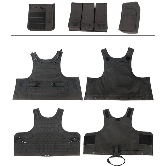 CAMO Multifunctional Tactical Vest With Triple Magazine Pouches CS Training Uniform Camouflage Outdoor Camping Protective Gear Vest - Image 5
