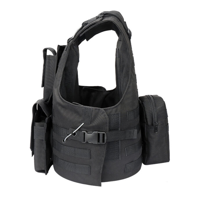 CAMO Multifunctional Tactical Vest With Triple Magazine Pouches CS Training Uniform Camouflage Outdoor Camping Protective Gear Vest - Image 3
