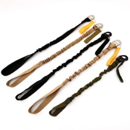 Elastic Tactical Gun Sling Safety Rope Seal Quick-Release Waist Hanging Rope for Climbing Mountaineering Elastic Shock-Absorbing Rope